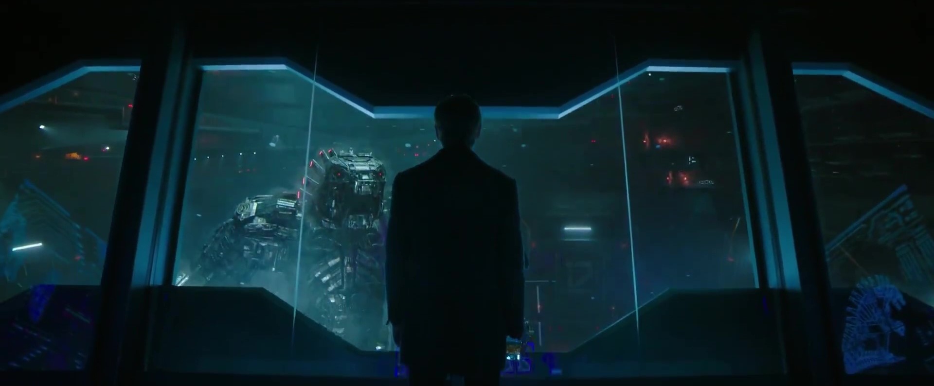 Apex facility fight lab with CEO and Mechagodzilla