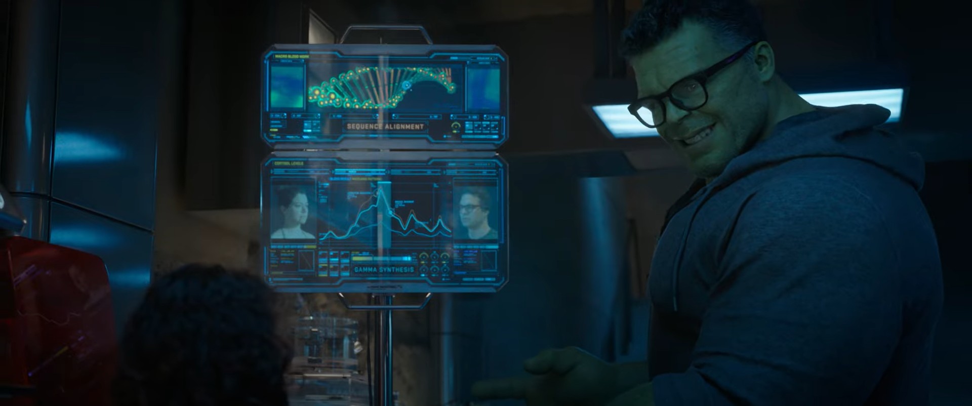 Hulk explaining to She-Hulk her condition