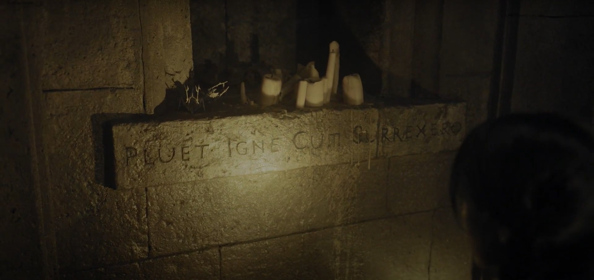 Latin writing of rising when fire will reign