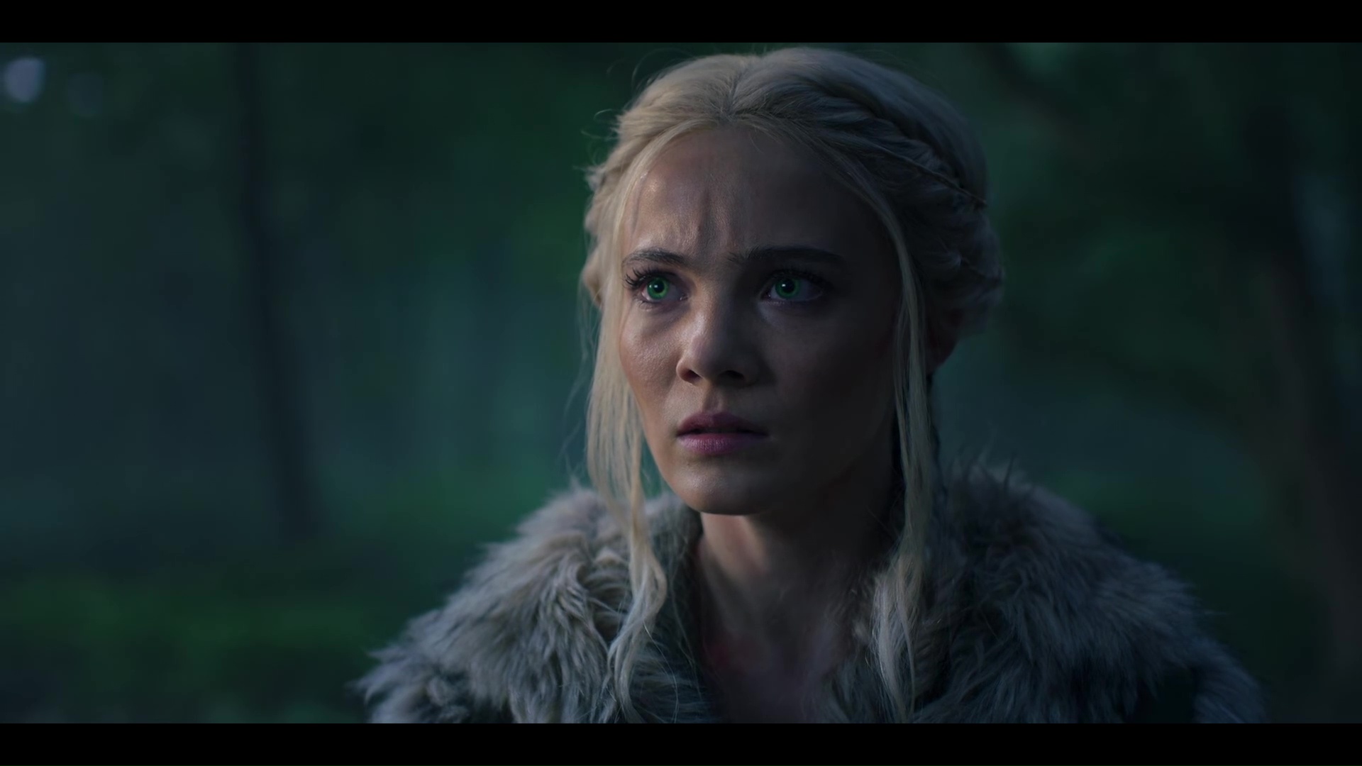 Ciri talking to the Witcher Geralt about women test subjects